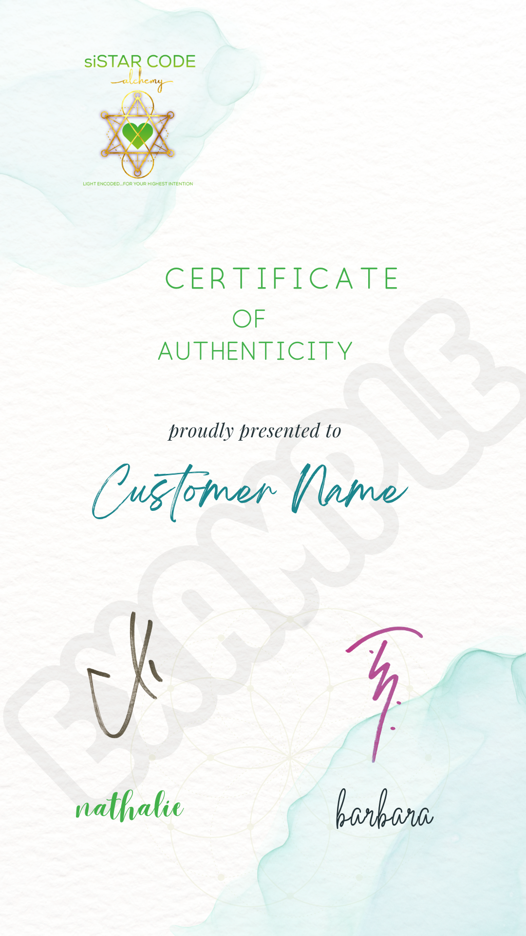 CUSTOM Blend ALCHEMY Package
