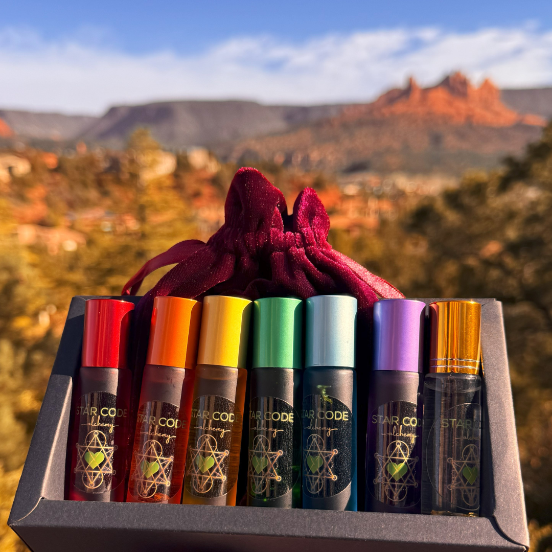 7 Chakra Essential Oil Crystalline Collection