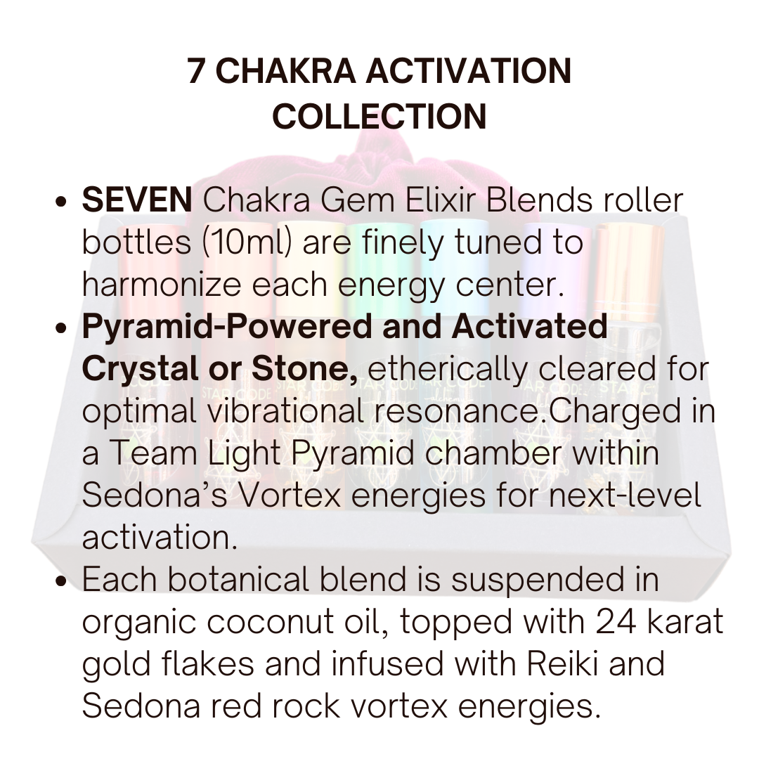 7 Chakra Essential Oil Crystalline Collection