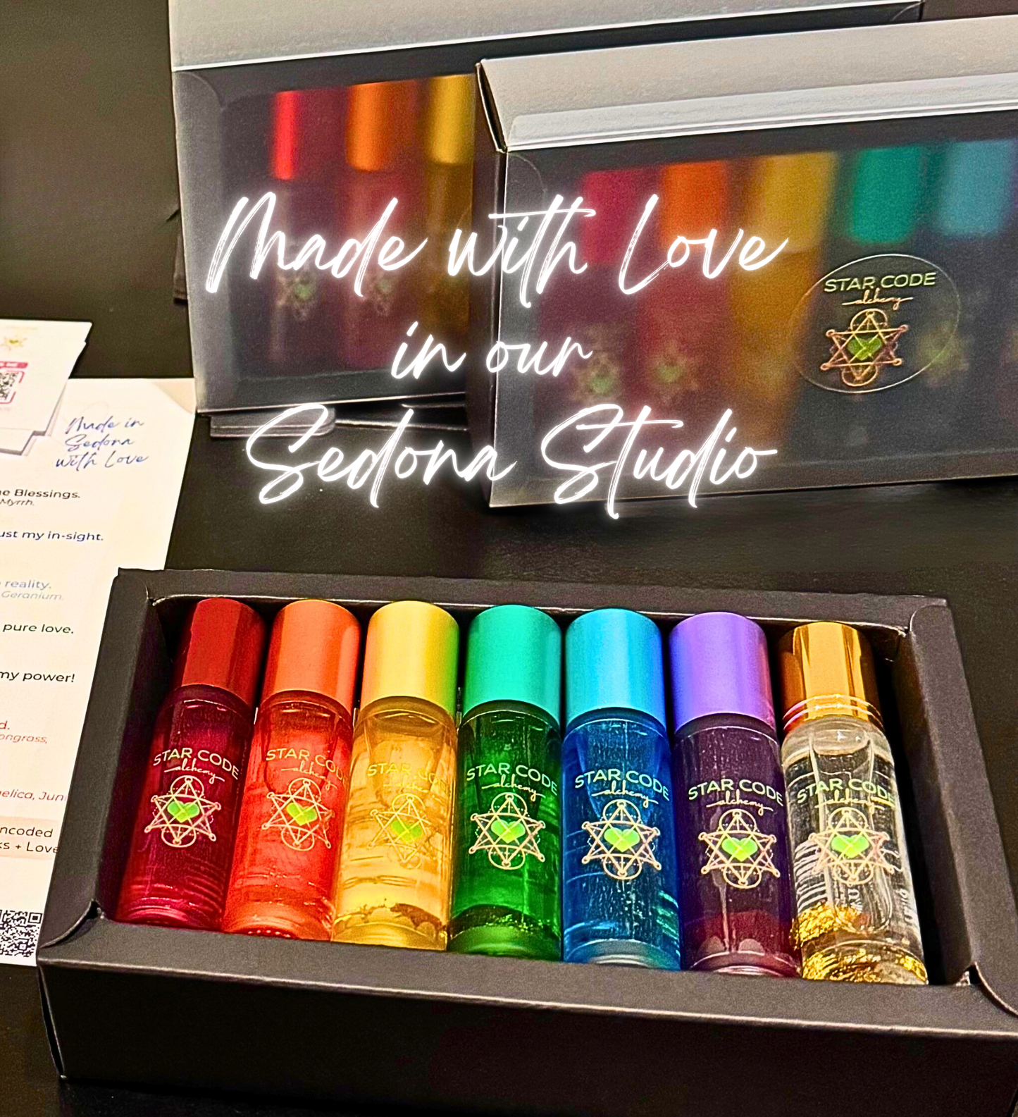 7 Chakra Essential Oil Crystalline Collection