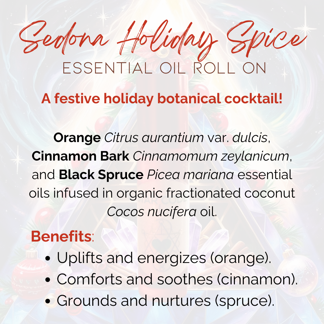 SEDONA HOLIDAY SPICE Essential Oil Roll On