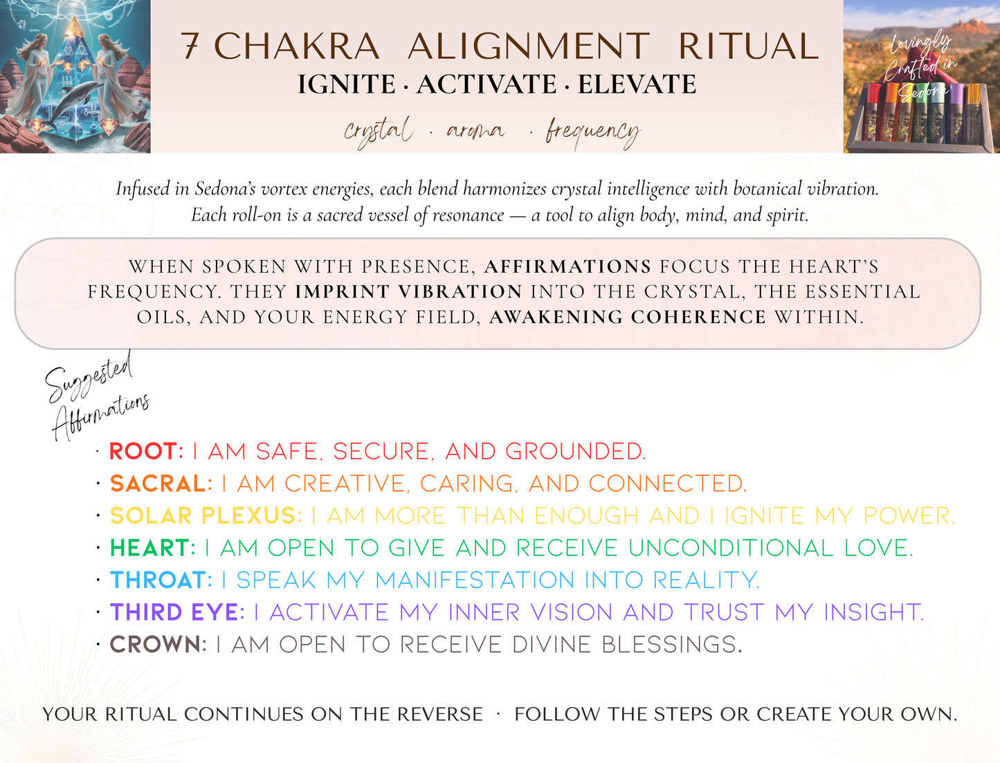 7 Chakra Essential Oil Crystalline Collection