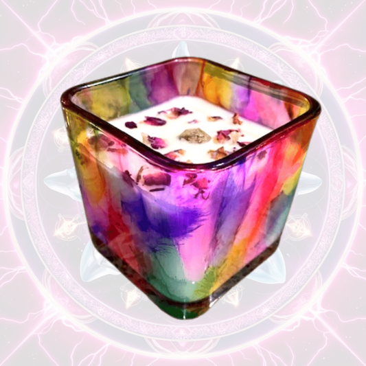 COSMIC HEART ACTIVATION Crystal Candle