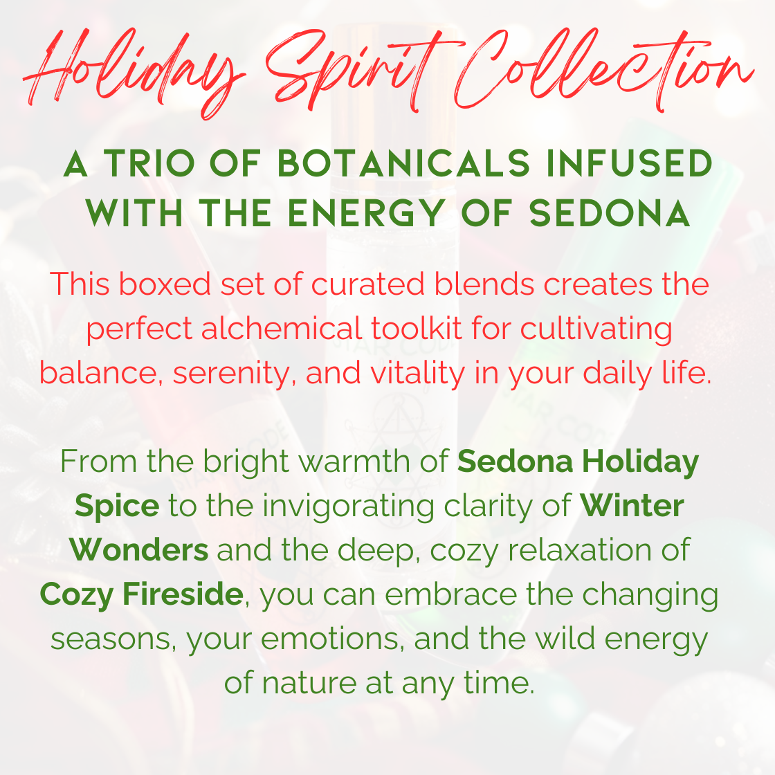 SEDONA HOLIDAY Essential Oil COLLECTION