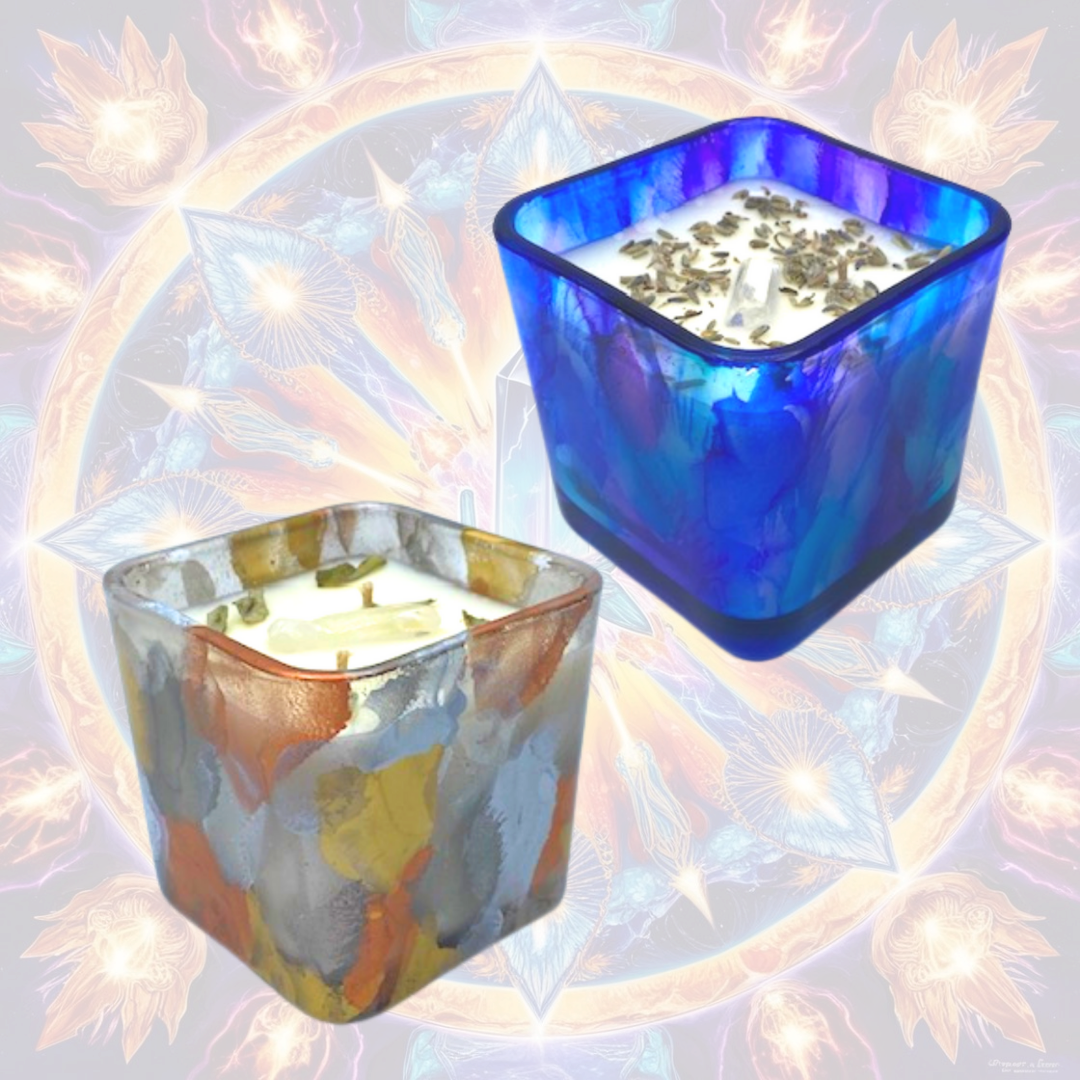 SEDONA & PEACE Crystal Candle Duo