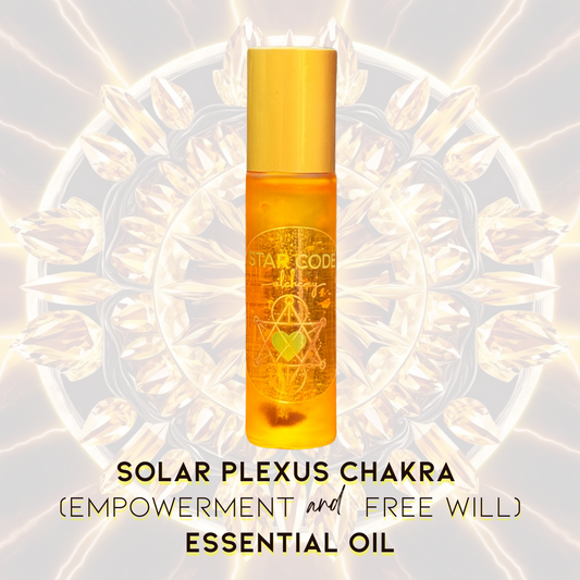 Solar Plexus (3rd) Chakra Essential Oil Roll On: Worth & Power