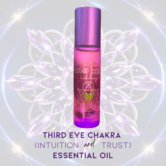 Third Eye (6th) Chakra Essential Oil Roll On: Activate & Trust