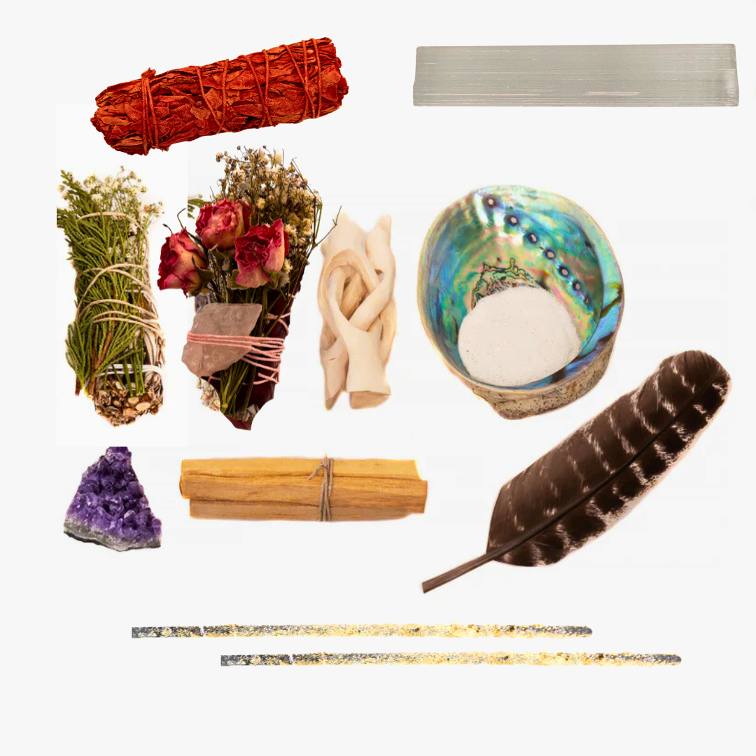 SEDONA ULTIMATE ROSE SAGE ENERGY CLEARING KIT