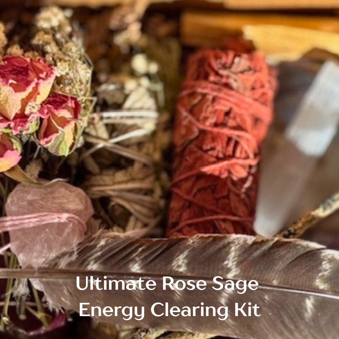 SEDONA ULTIMATE ROSE SAGE ENERGY CLEARING KIT